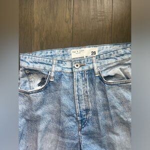 Rag and Bone Sweatpant Jeans with actual button